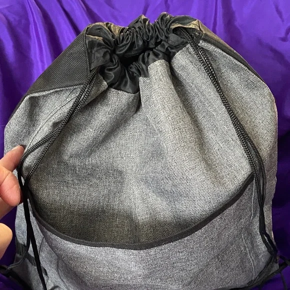 Irving Gray Drawstring Backpack - Picture 4 of 6